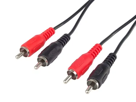PremiumCord prodlužovací kabel 2xCINCH M -F / 3m