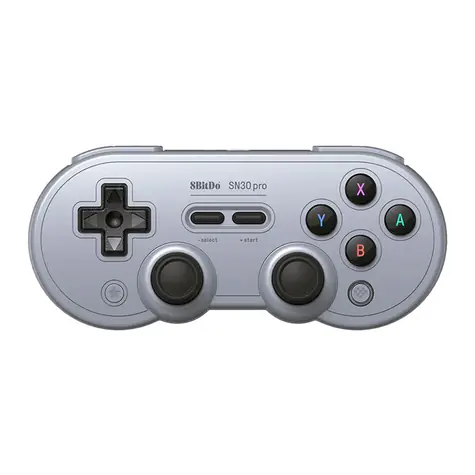 8BitDo SN30 Pro Gamepad Hall Effect šedá / Bezdrátový ovladač / vibrace / pro Windows & Switch & Apple & Steam OS