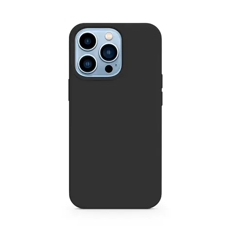 Epico Silikonový kryt pro iPhone 13 mini černá / s podporou uchycení MagSafe 