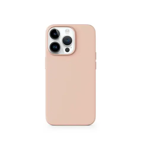 Epico Silikonový kryt pro iPhone 14 Plus růžová / s podporou uchycení MagSafe