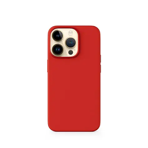 Epico Silikonový kryt pro iPhone 14 Pro Max červená / s podporou uchycení MagSafe