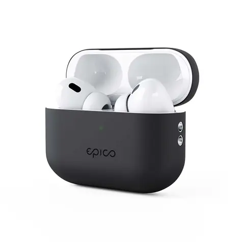 Epico Silikonové pouzdro pro Airpods Pro 2 černá