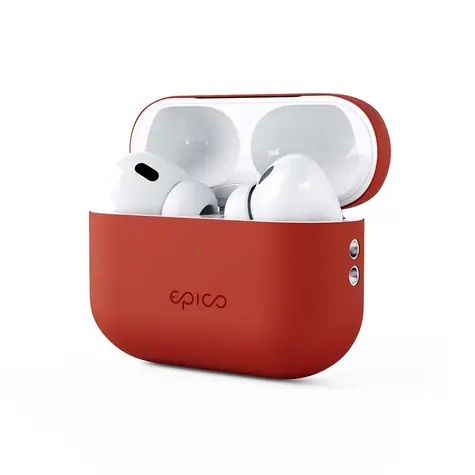 Epico Silikonové pouzdro pro Airpods Pro 2 červená