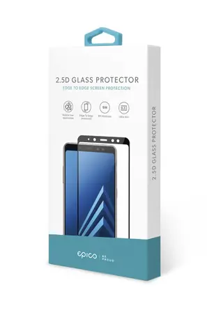 Epico 3D+ Glass Ochranné sklo pro Samsung Galaxy S22 Ultra černá / s výřezem na otisk prstu