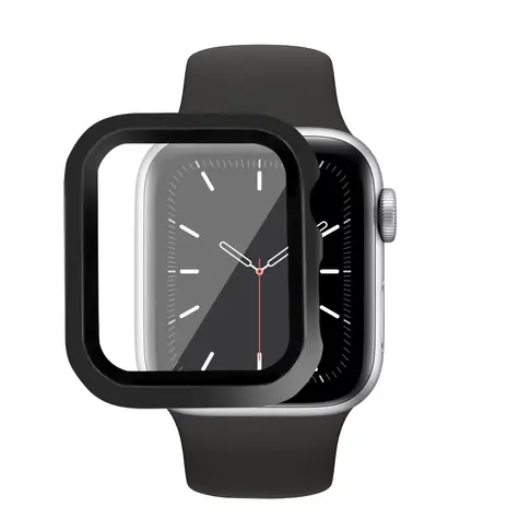 Epico Skleněný ochranný kryt pro Apple Watch 4/5/6/SE (44 mm) černá