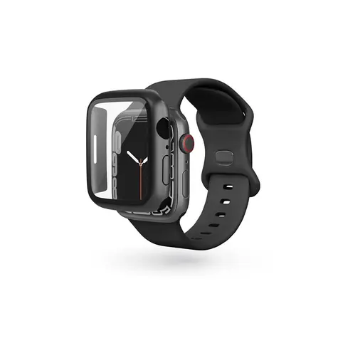 Epico Skleněný ochranný kryt pro Apple Watch 7/8 (45 mm) černá