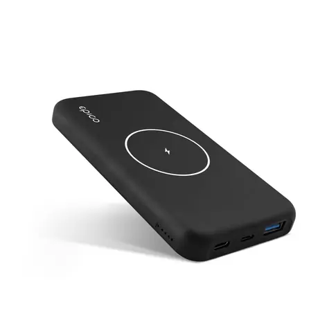 Epico Wireless PD 10000 mAh černá / Powerbanka / 10000 mAh / 1x USB-A / 1x USB-C