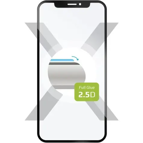 FIXED Ochranné tvrzené sklo Full-Cover pro Tecno Spark 20 černá / lepení přes celý displej