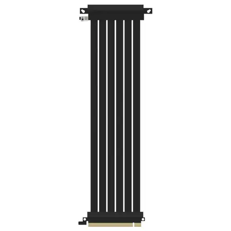 Ssupd Riser Flat Ribbon Cable - PCIe 4.0 380 mm černá 