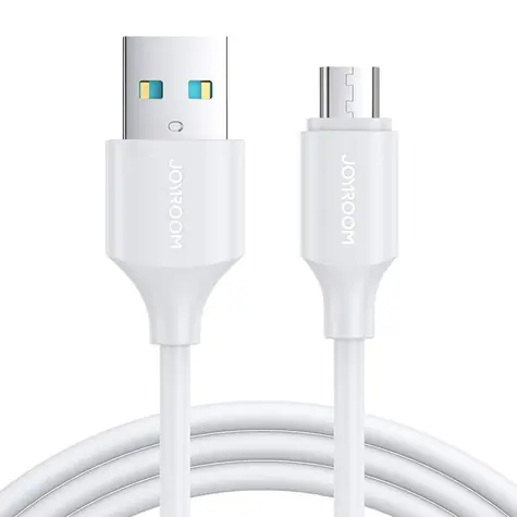 Joyroom S-UM018A9 Nabíjecí kabel USB-A (M) - MicroUSB (M) 2.4A  0.25m bílá