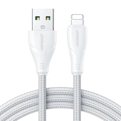 Joyroom S-UL012A11 Surpass Nabíjecí kabel USB-A (M) - Lightning (M) 2.4A 0.25m bílá 