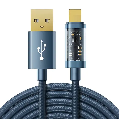 Joyroom S-UL012A20 Nabíjecí kabel USB-A (M) - Lightning (M) 2.4A 2m modrá 