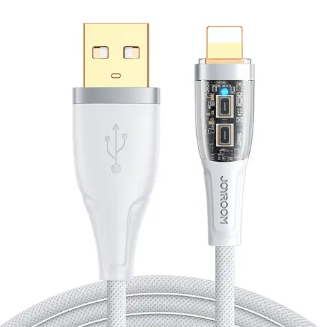 Joyroom S-UL012A3 Nabíjecí kabel USB-A (M) - Lightning (M) 2.4A 1.2 m bílá 