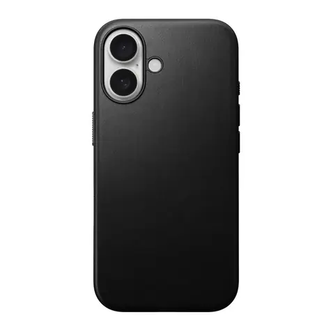 Nomad Modern Leather Case Kožený kryt pro Apple iPhone 16 černá