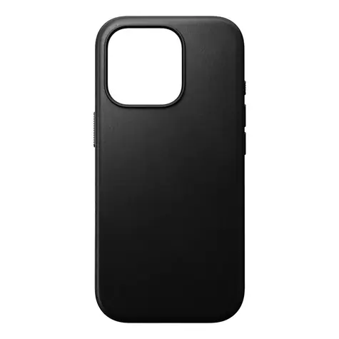 Nomad Modern Leather Case Kožený kryt pro Apple iPhone 16 Pro černá