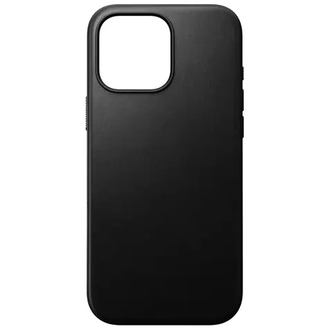 Nomad Modern Leather Case Kožený kryt pro Apple iPhone 16 Pro Max černá 