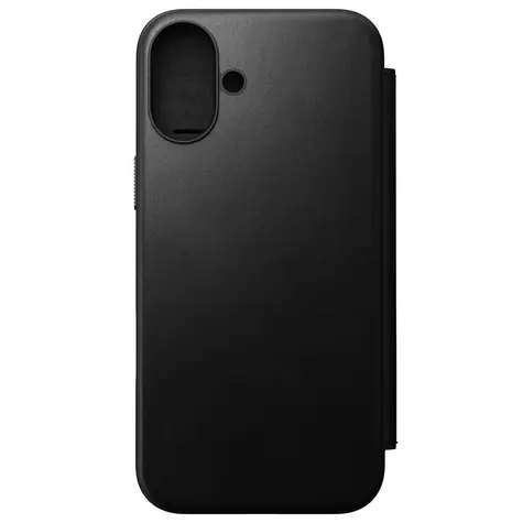 Nomad Modern Leather Folio pouzdro pro Apple iPhone 16 Plus černá