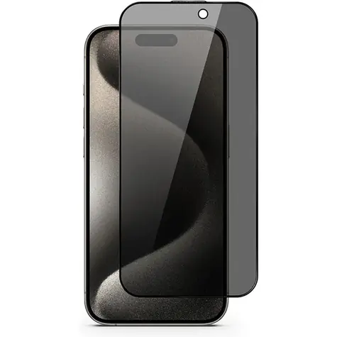 Epico Edge to Edge Privacy Glass IM Ochranné sklo pro Apple iPhone 15 Pro / s aplikátorem