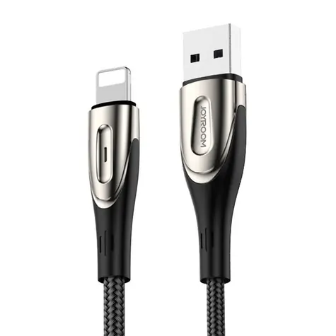 Joyroom Sharp S-M411 Nabíjecí kabel USB-A (M) - Lightning (M) 2.4A 3m černá 