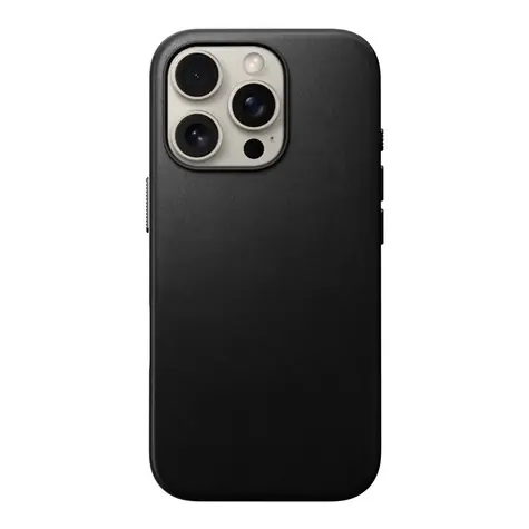 Nomad Traditional Leather Case Kožený kryt pro Apple iPhone 16 Pro černá