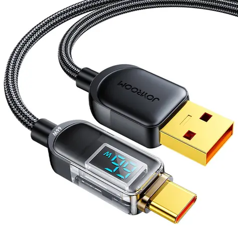 Joyroom S-AC066A16 Nabíjecí kabel Prism USB-A (M) - USB-C (M) 66W 1.2m černá 