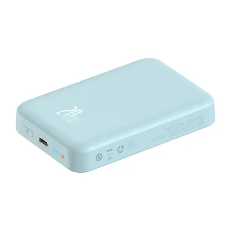 Baseus Magnetic Mini 10000mAh 20W modrá / 20W / 1x USB-C / MagSafe