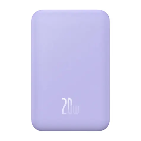 Baseus Magnetic Mini 20000mAh 20W fialová / 20W / 1x USB-C / MagSafe