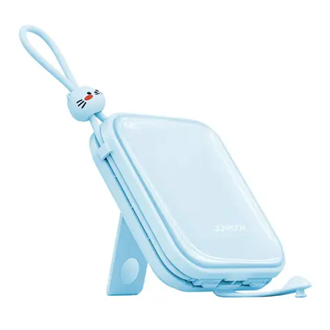 Joyroom JR-L009 Cutie modrá / Power Bank / 10000mAh / 12W / kabel USB-C a Lightning / 1x USB-A / 1x USB-C / 3 A 