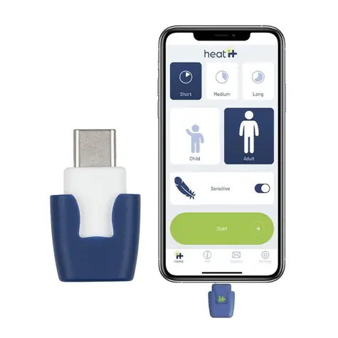 Heat-It ošetření bodnutí hmyzem pomocí smartphonu USB-C