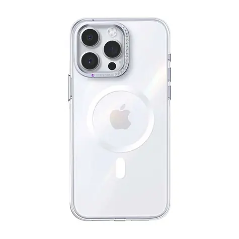 Joyroom PN-15B2 Glacier ochranný kryt s MagSafe pro Apple iPhone 15 Pro čirá 