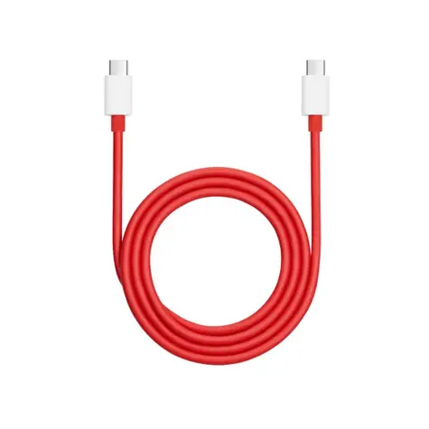 OnePlus Warp Charge Datový kabel USB-C - USB-C 1m červená