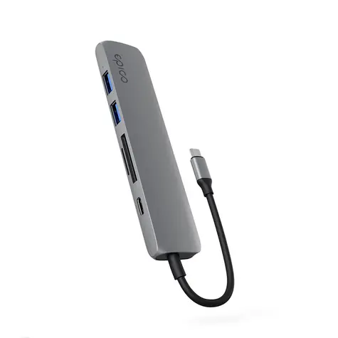 Epico 6in1 Aluminium Hub  8K s USB-C vesmírně šedá