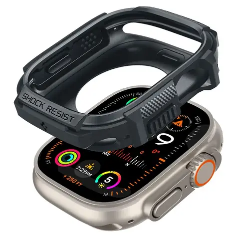Spigen Rugged Armor ochranný kryt pro Apple Watch Ultra 2/1 49mm šedá