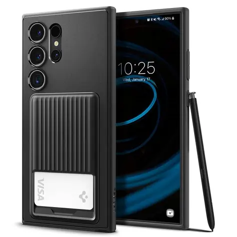 Spigen Liquid Slot ochranný kryt pro Samsung Galaxy S24 Ultra černá