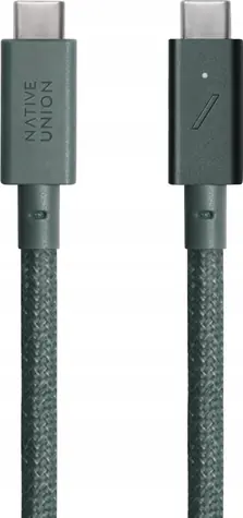 Native Union Belt Cable Pro USB-C 2.4m 240W zelená