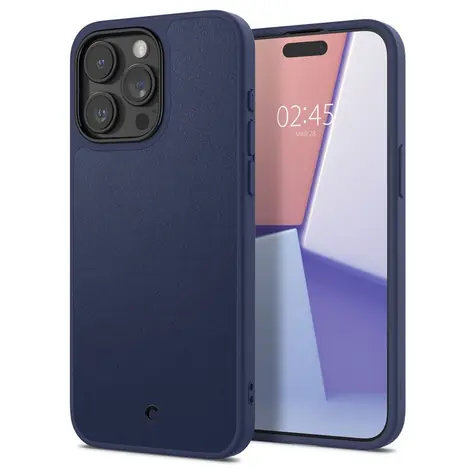 Spigen Cyrill Kajuk MagSafe ochranný kryt pro Apple iPhone 15 Pro Max modrá
