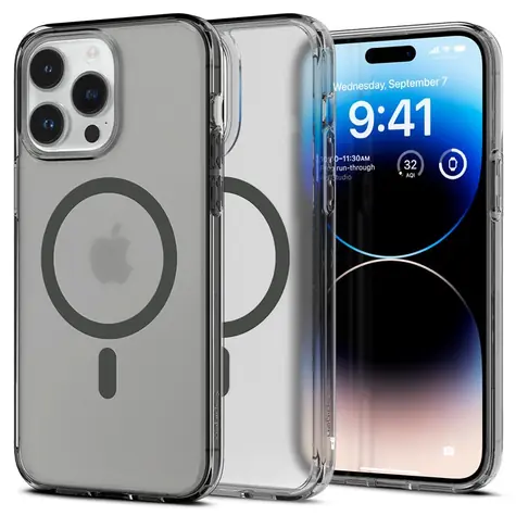 Spigen Ultra Hybrid MagSafe ochranný kryt pro Apple iPhone 14 Pro Max (Frost Black) černá