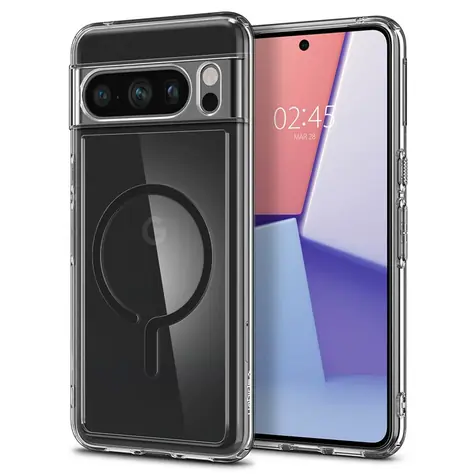 Spigen Ultra Hybrid OneTap Metal Ring MagSafe ochranný kryt pro Google Pixel 8 Pro černá