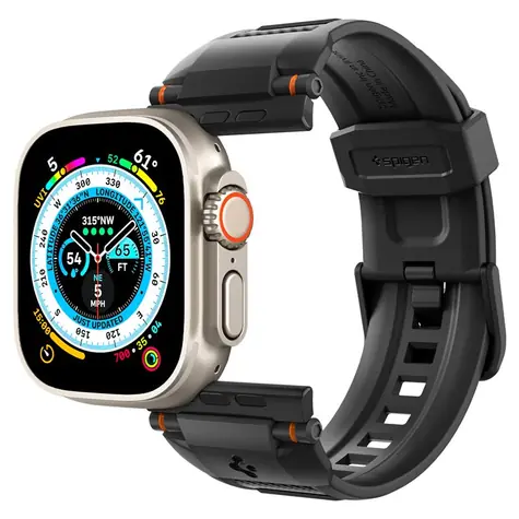 Spigen Rugged Ultra Band řemínek pro Apple Watch Series 42/44/45/49 mm černá