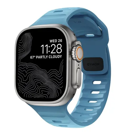 Nomad Sport Strap (M-L) řemínek pro Apple Watch Series 42/44/45/49 mm modrá