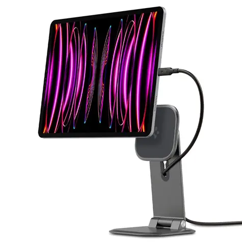 Spigen OneTap Easel Magnet stojánek pro tablet šedá