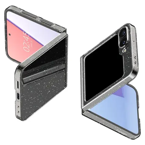 Spigen Air Skin ochranný kryt pro Samsung Galaxy Z Flip6 glitter crystal quartz