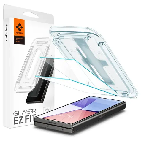 Spigen Glass tR EZ Fit Cover 2 Pack ochranné sklo s aplikačním nástrojem pro Samsung Galaxy Z Fold6 / 2ks