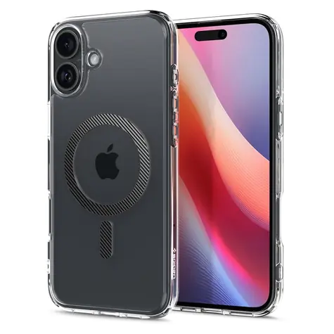 Spigen Ultra Hybrid MagSafe ochranný kryt pro Apple iPhone 16 carbon fiber