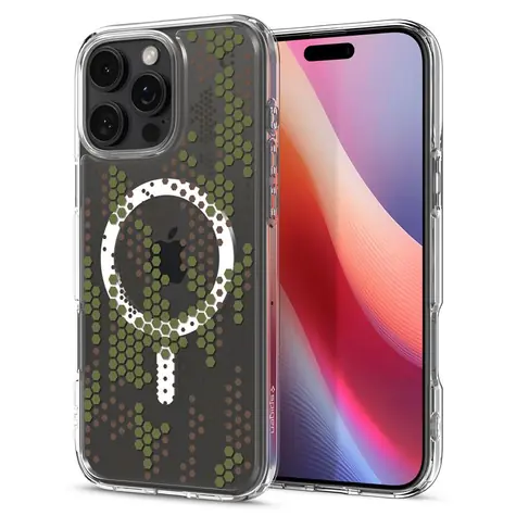Spigen Ultra Hybrid MagSafe ochranný kryt pro Apple iPhone 16 Pro Max digital camo