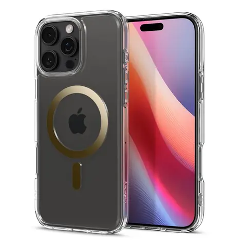 Spigen Ultra Hybrid MagSafe ochranný kryt pro Apple iPhone 16 Pro zlatá