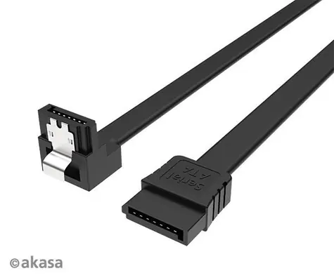 Akasa AK-CBSA09-05BK SATA 3 kabel pravoúhlý 50 cm černá