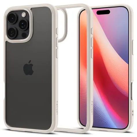 Spigen Ultra Hybrid ochranný kryt pro Apple iPhone 16 Pro Max natural titanium