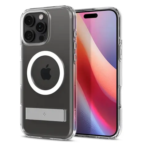 Spigen Ultra Hybrid S MagSafe ochranný kryt pro Apple iPhone 16 Pro crystal clear