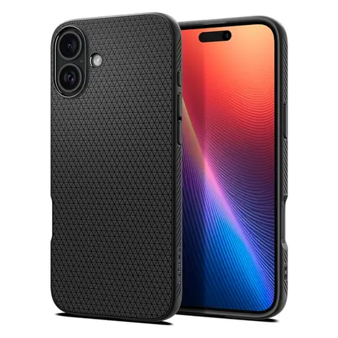 Spigen Liquid Air ochranný kryt pro Apple iPhone 16 černá